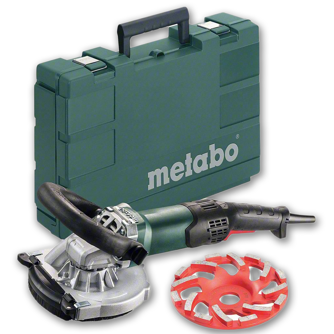 Metabo 5" Grinder Kit + Shroud + Handle + Cupwheel RSEV 19-125