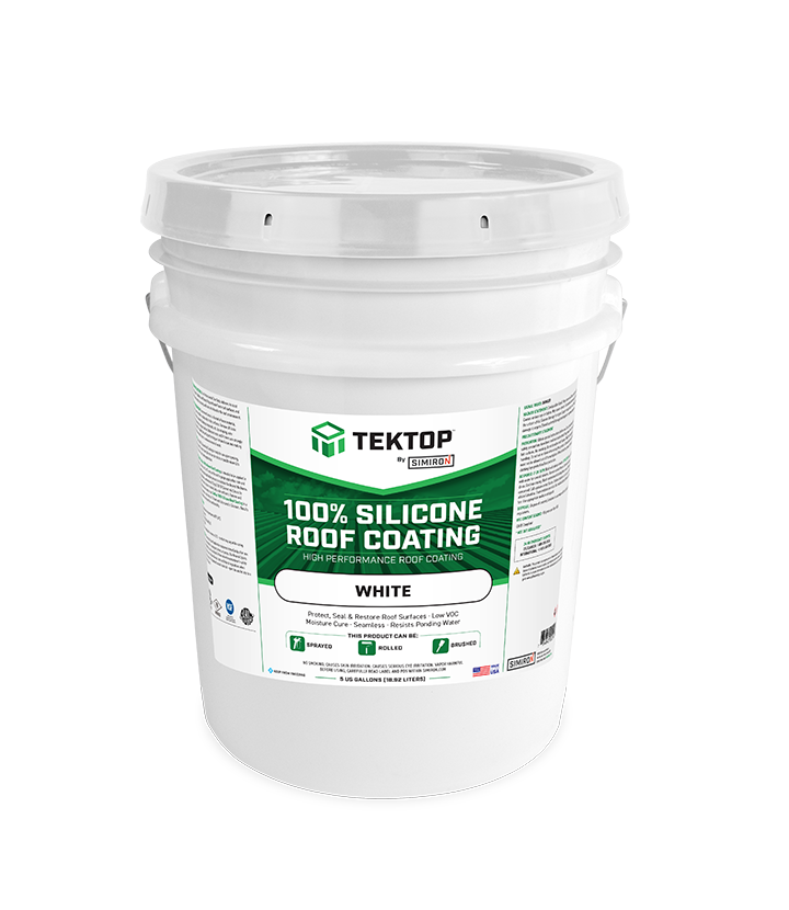 TekTop 100% Silicone Roof Coating