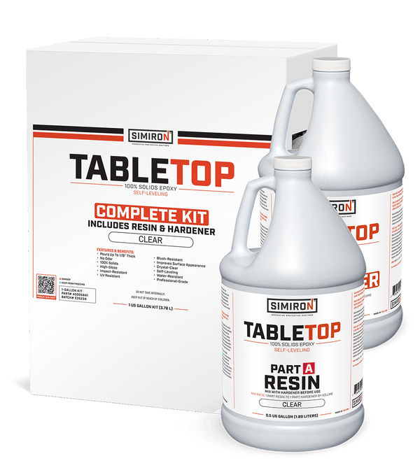 Simiron Tabletop Epoxy – RCA Epoxy Distributors